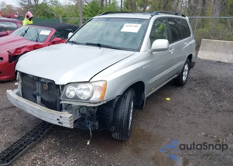 2002 Toyota Highlander Limited V6 z USA, uszkodzony, nr VIN JTEGF21A620034023